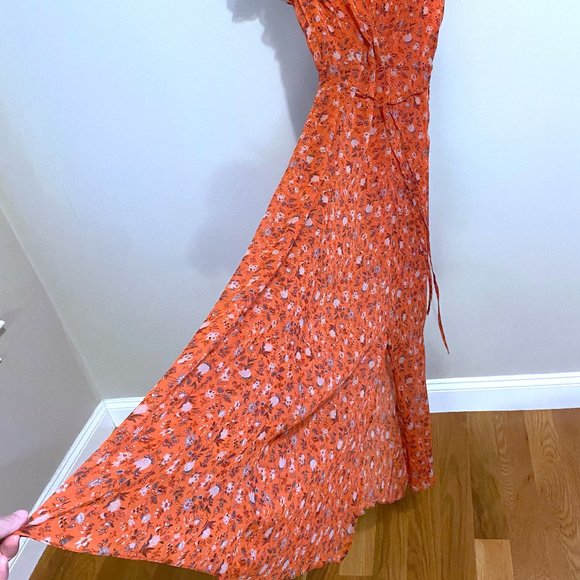 French Connection Maxi Flutter Sleeve Floral Dress (NWOT) - Picture 5 of 11